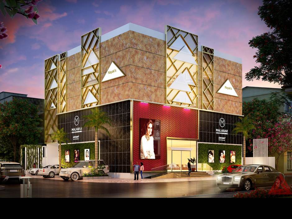 Retail and showroom block, Bengaluru